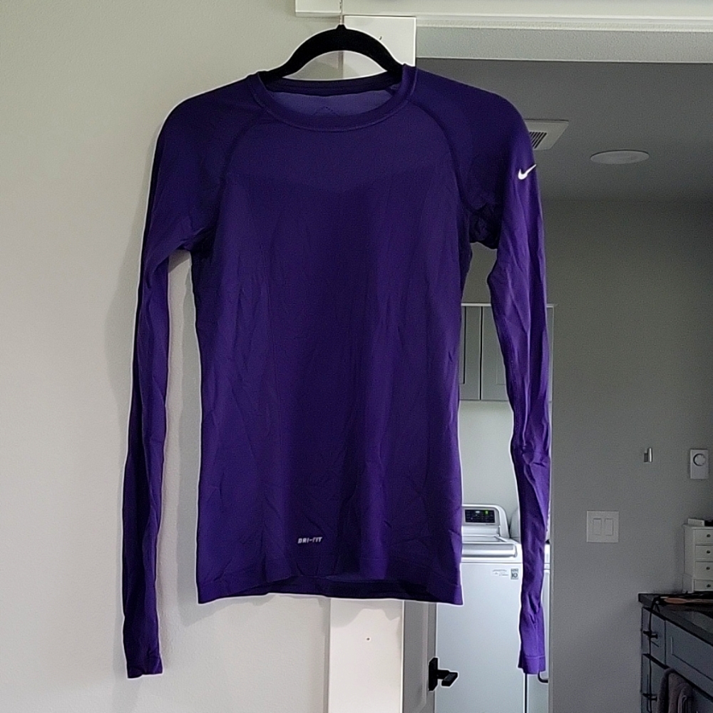 Nike dri fit purple shirt